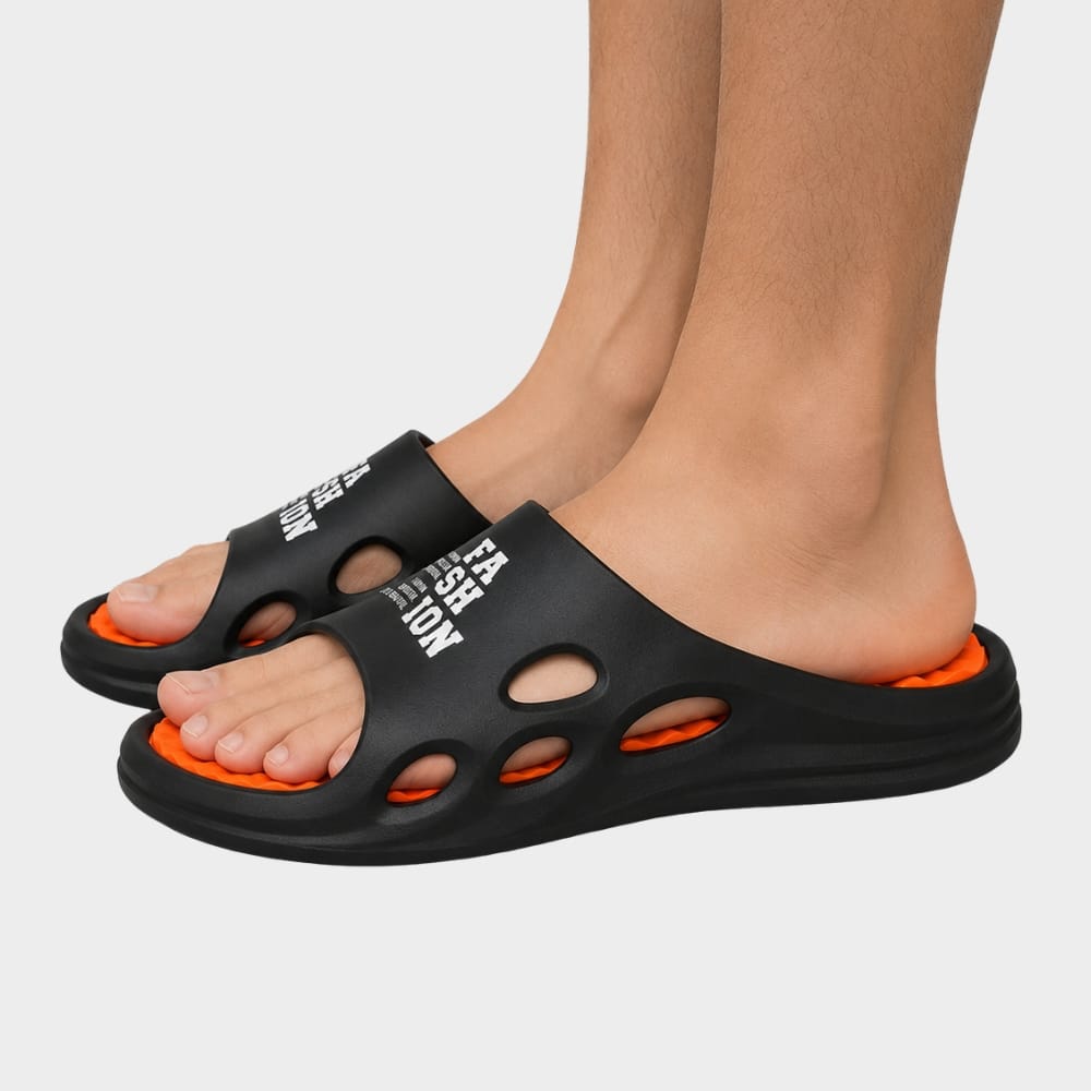Cairnward-Outdoor mens non slip walking sandals thick sole massage slides