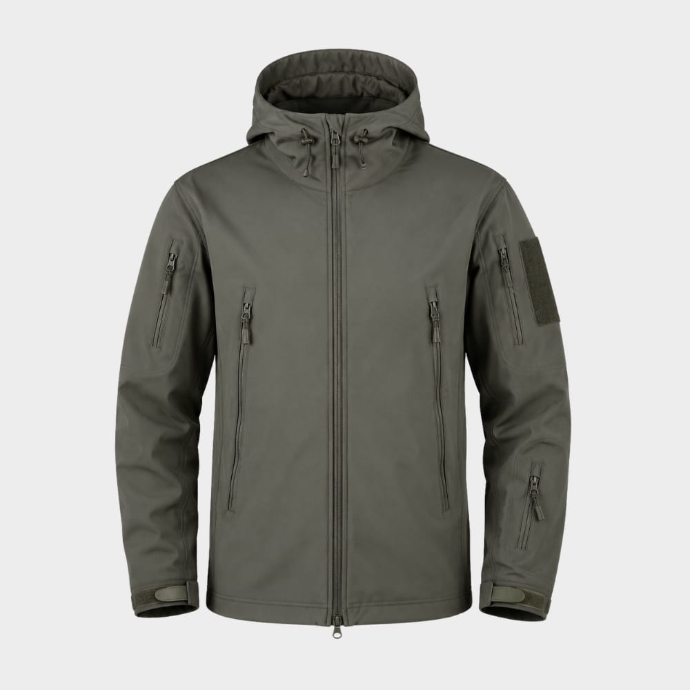 Cairnward-Outdoor mens tactical softshell jacket hooded windproof waterproof