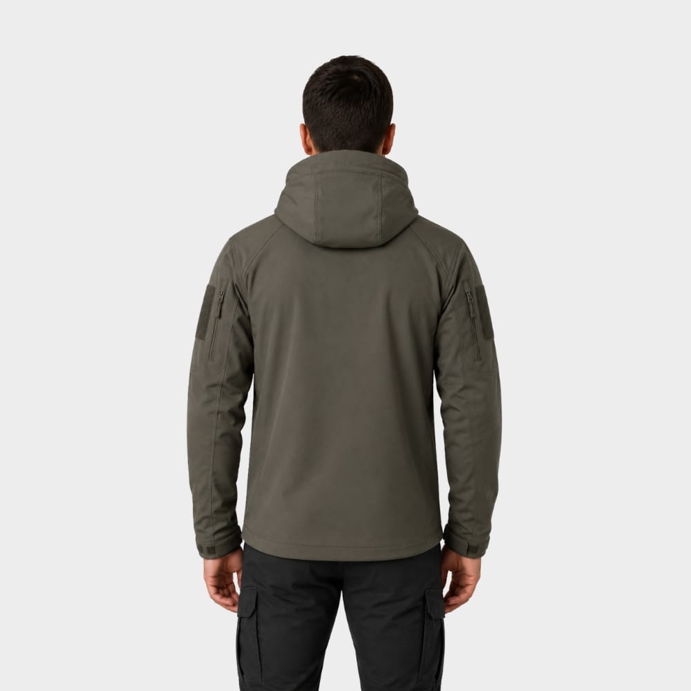 Cairnward-Outdoor mens tactical softshell jacket hooded windproof waterproof