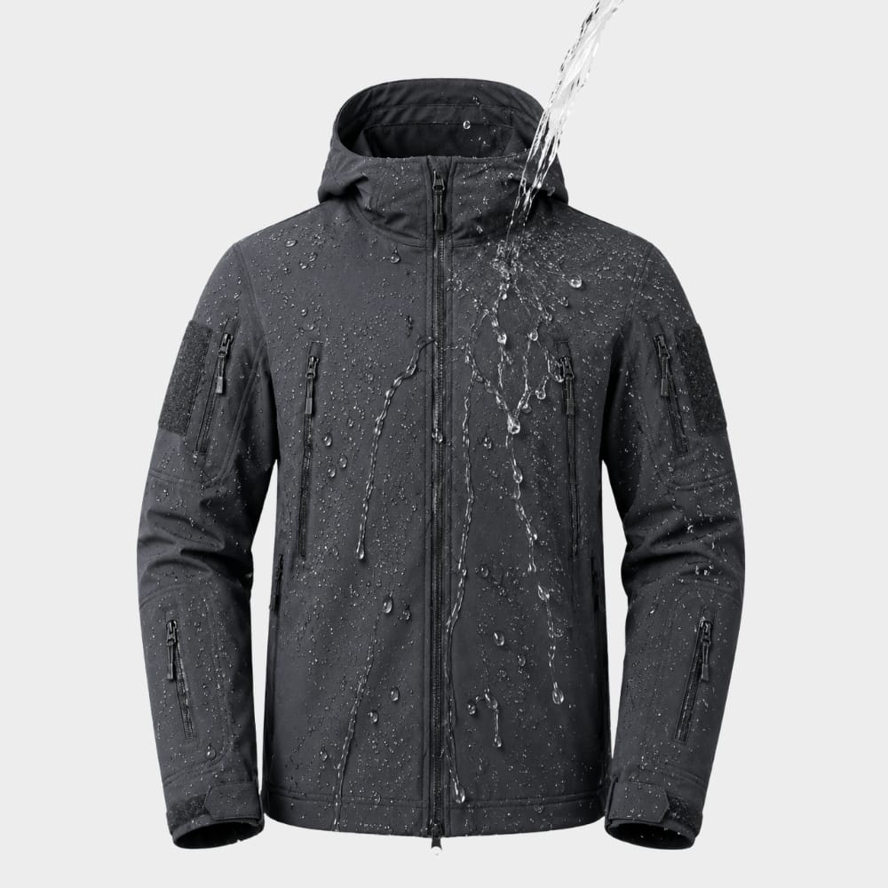 Cairnward-Outdoor mens tactical softshell jacket hooded windproof waterproof