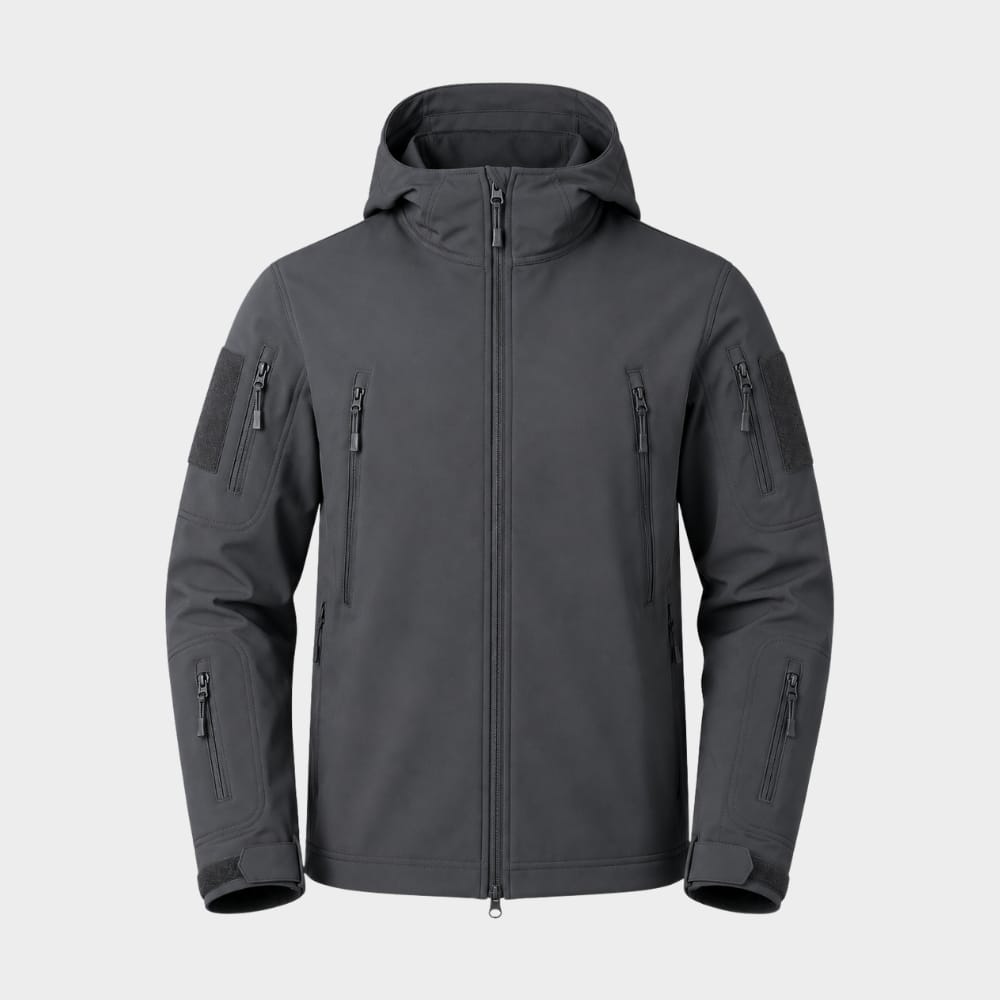Cairnward-Outdoor mens tactical softshell jacket hooded windproof waterproof