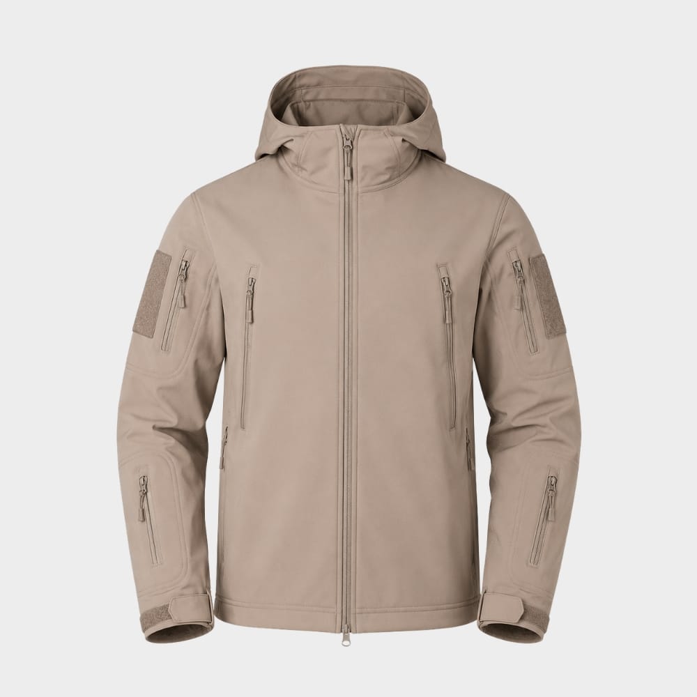 Cairnward-Outdoor mens tactical softshell jacket hooded windproof waterproof