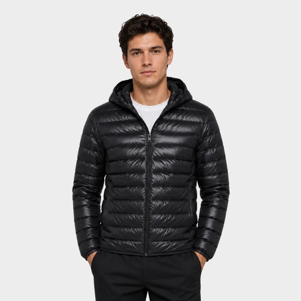 Cairnward-Outdoor mens ultralight duck down puffer jacket windproof