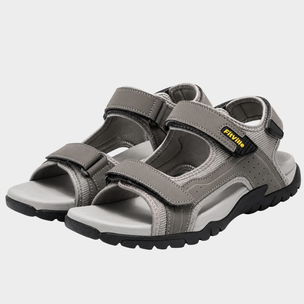 Cairnward-Outdoor mens walking sandals wide toe box adjustable straps