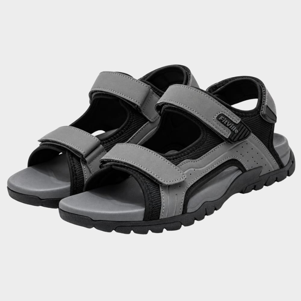 Cairnward-Outdoor mens walking sandals wide toe box adjustable straps