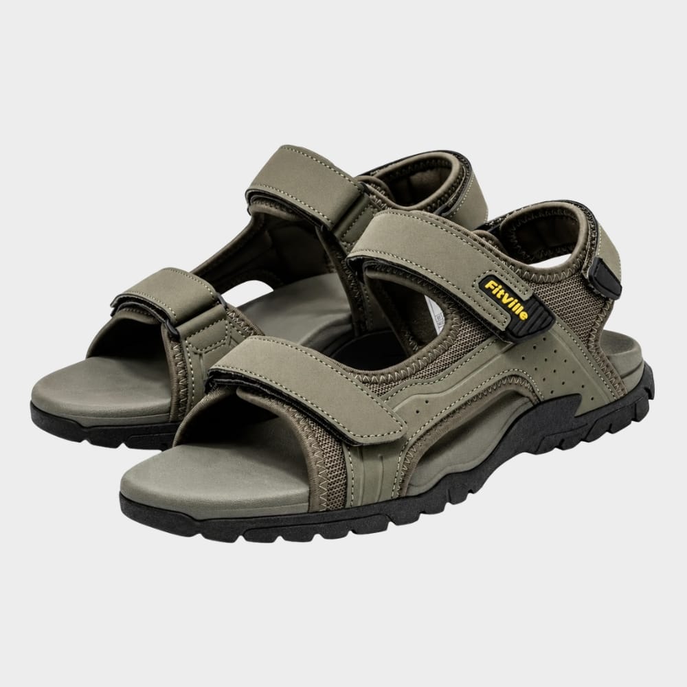 Cairnward-Outdoor mens walking sandals wide toe box adjustable straps