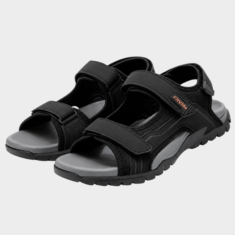 Cairnward-Outdoor mens walking sandals wide toe box adjustable straps