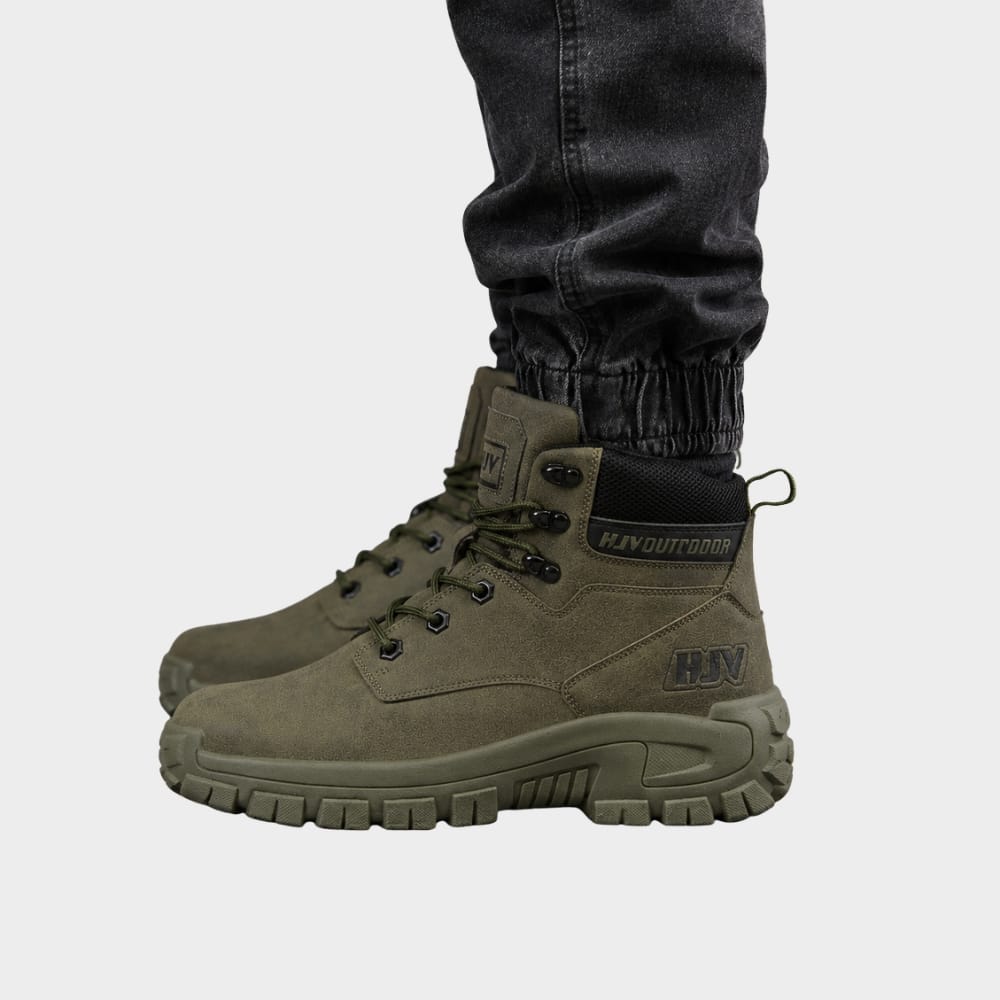 Cairnward-Outdoor mens waterproof combat hiking boots high top outdoor work
