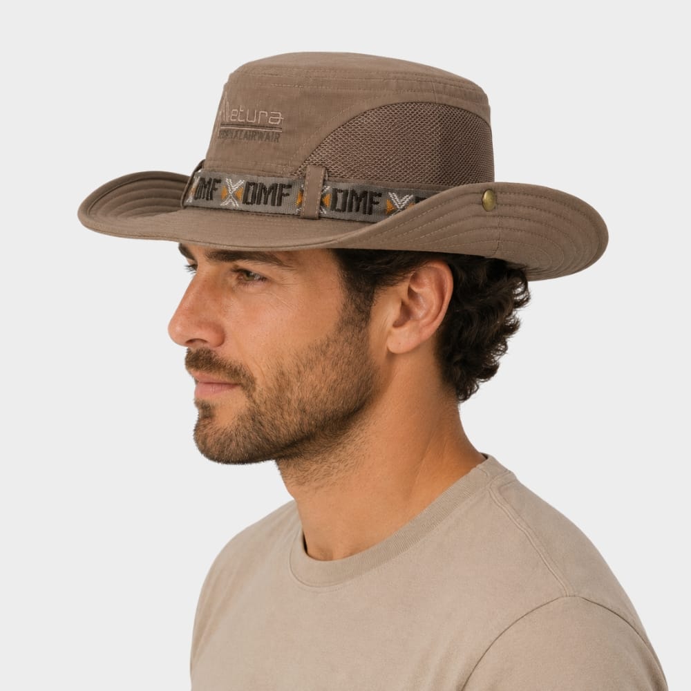 Cairnward-Outdoor mens wide brim bucket hat UV protection outdoor
