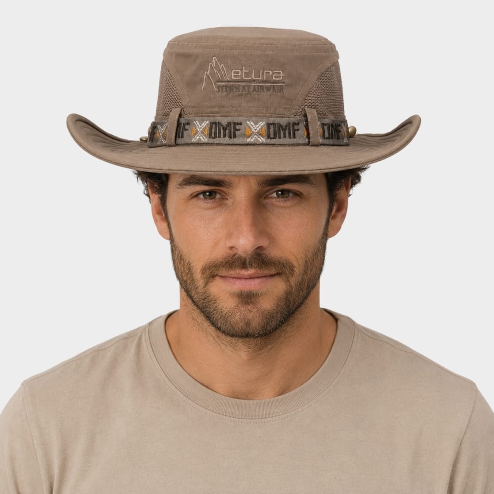 Cairnward-Outdoor mens wide brim bucket hat UV protection outdoor