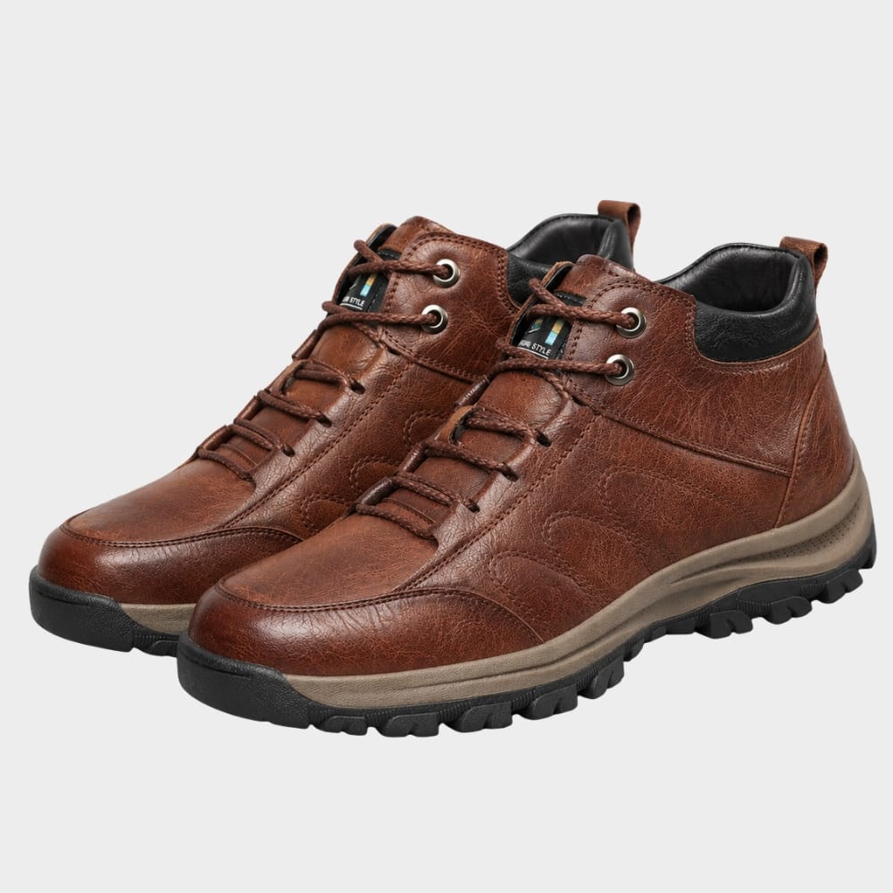 Cairnward-Outdoor mens winter fleece lined hiking boots anti slip
