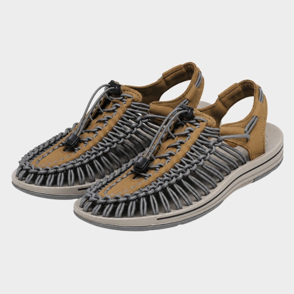 Cairnward-Outdoor mens woven walking sandals closed toe beach style