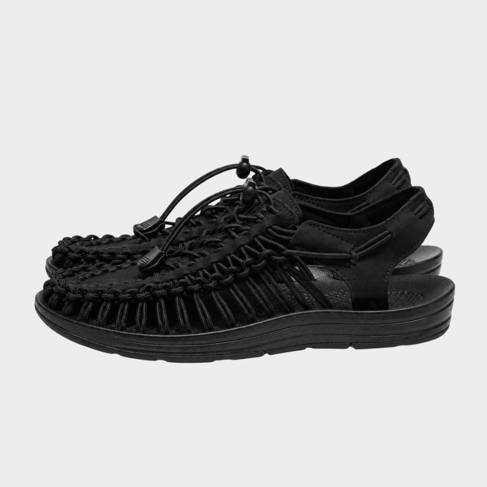 Cairnward-Outdoor mens woven walking sandals closed toe beach style
