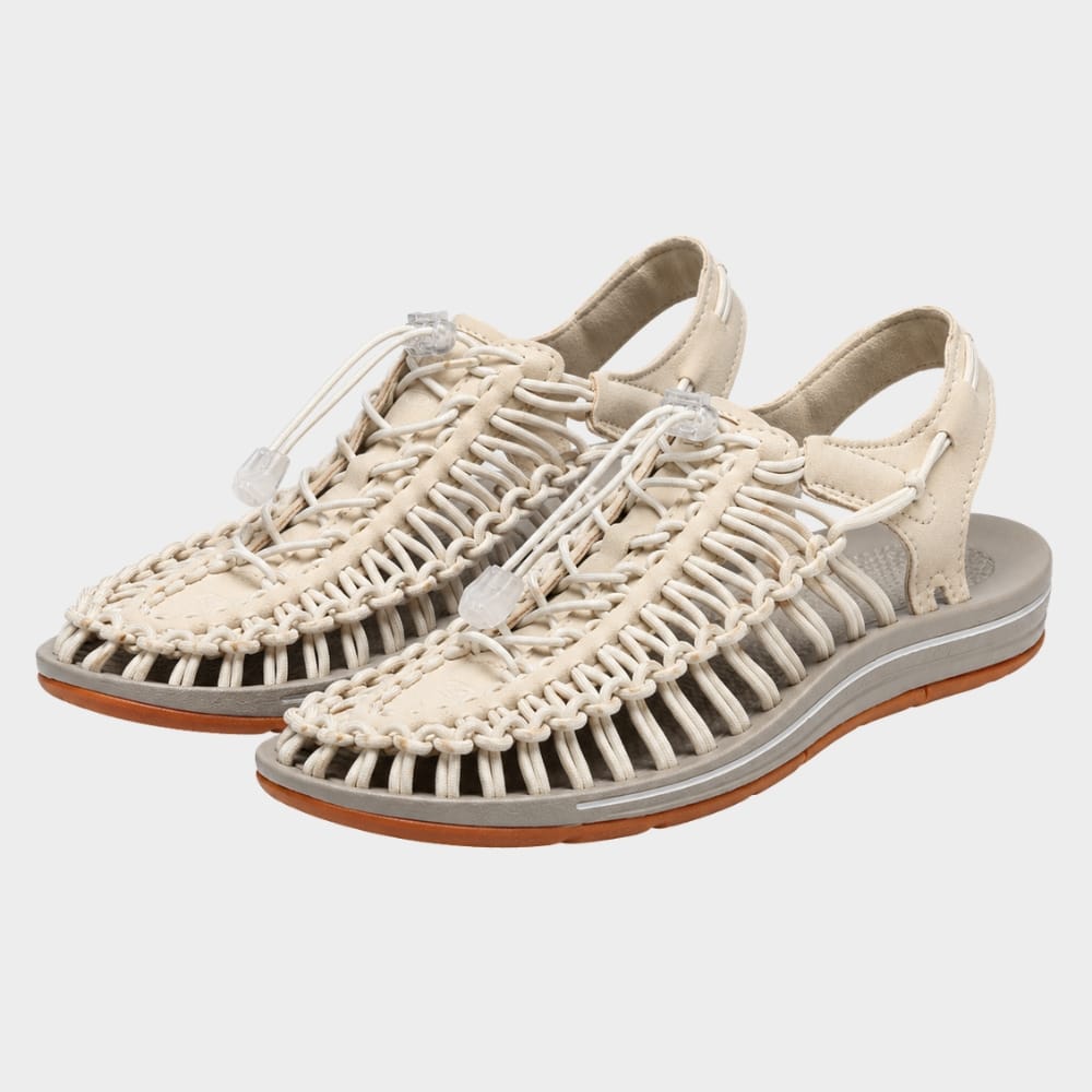 Cairnward-Outdoor mens woven walking sandals closed toe beach style