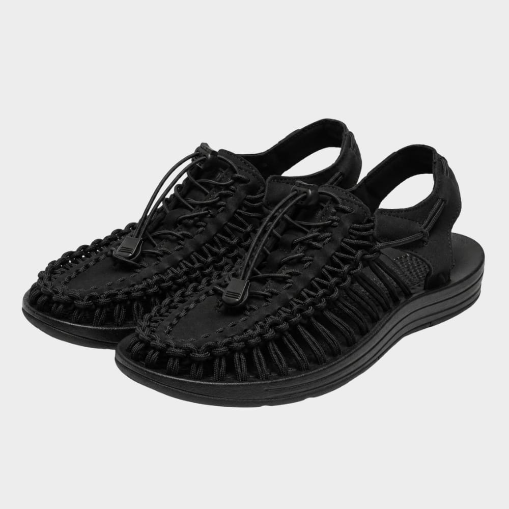 Cairnward-Outdoor mens woven walking sandals closed toe beach style