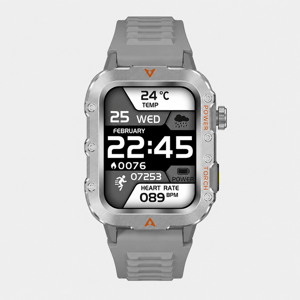 Cairnward-Outdoor outdoor sports smartwatch with LED flashlight fitness tracker
