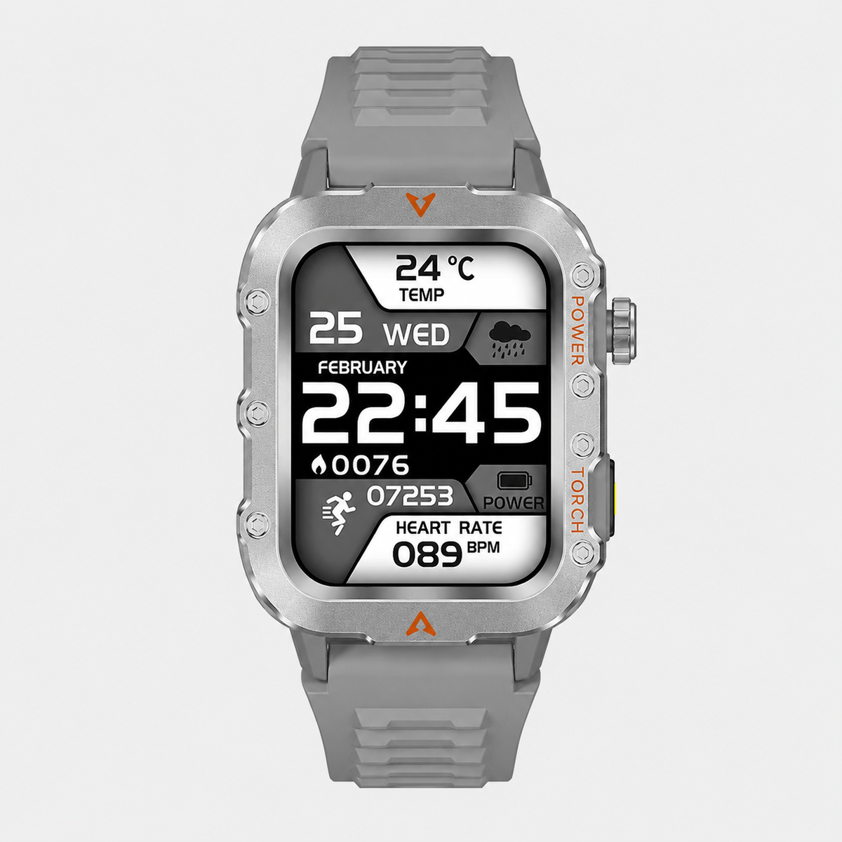 Cairnward-Outdoor outdoor sports smartwatch with LED flashlight fitness tracker