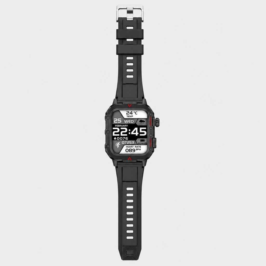 Cairnward-Outdoor outdoor sports smartwatch with LED flashlight fitness tracker