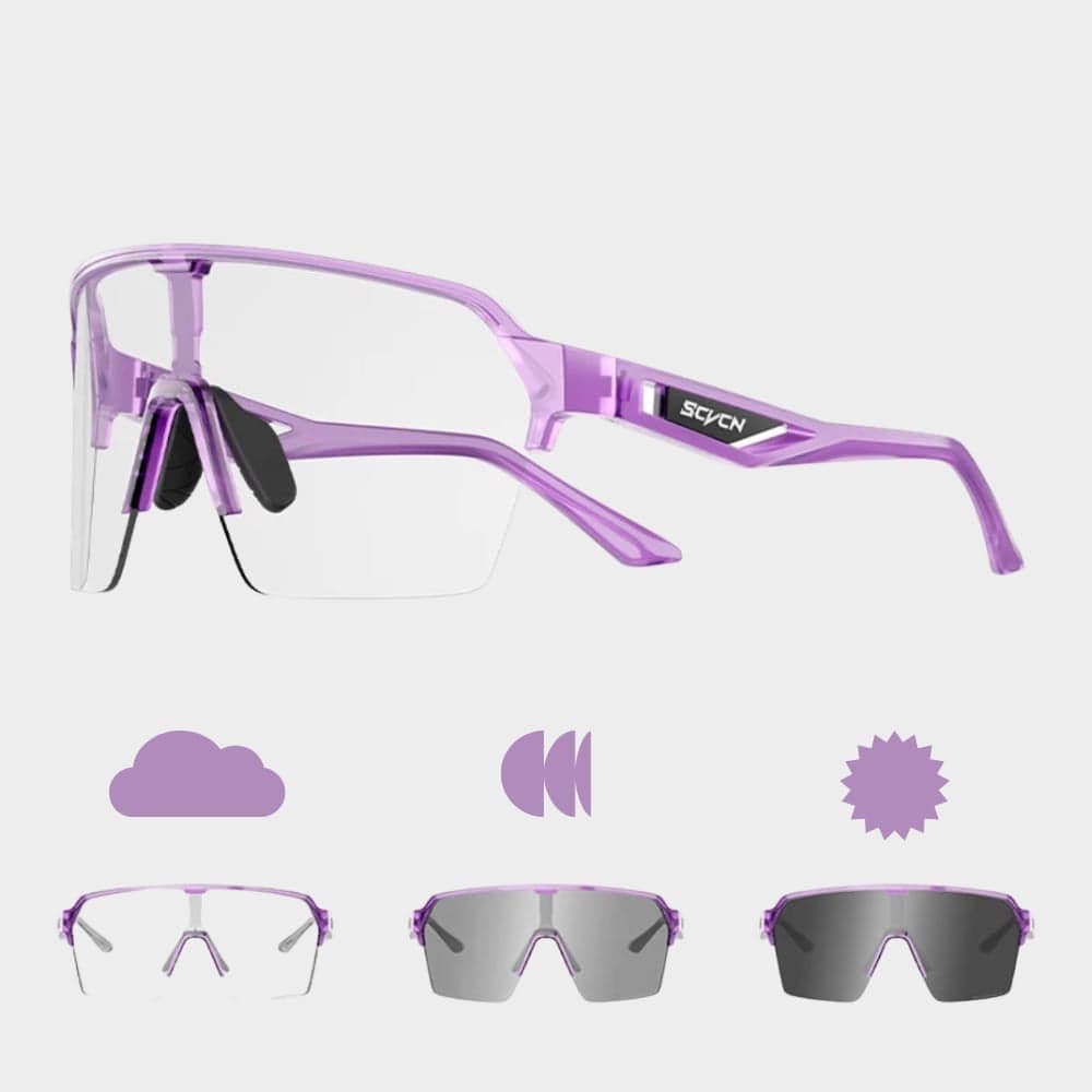 Cairnward-Outdoor photochromic cycling sports sunglasses UV400 wide vision