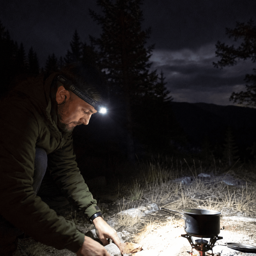 Cairnward-Outdoor rechargeable LED headlamp with motion sensor ultra bright