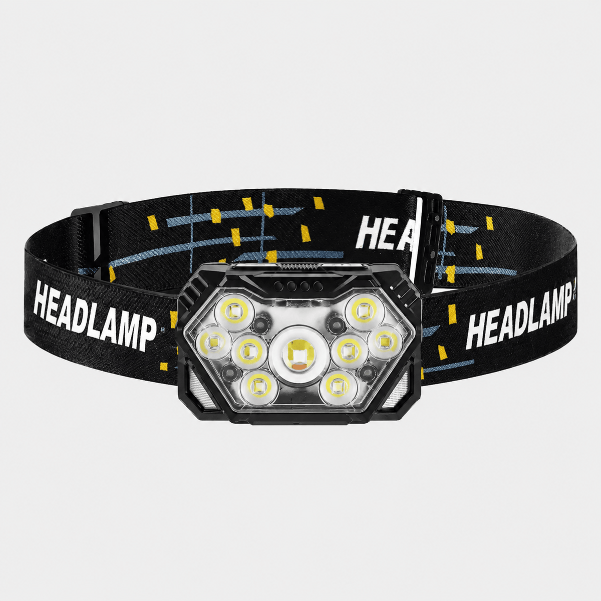 Cairnward-Outdoor rechargeable LED headlamp with motion sensor waterproof