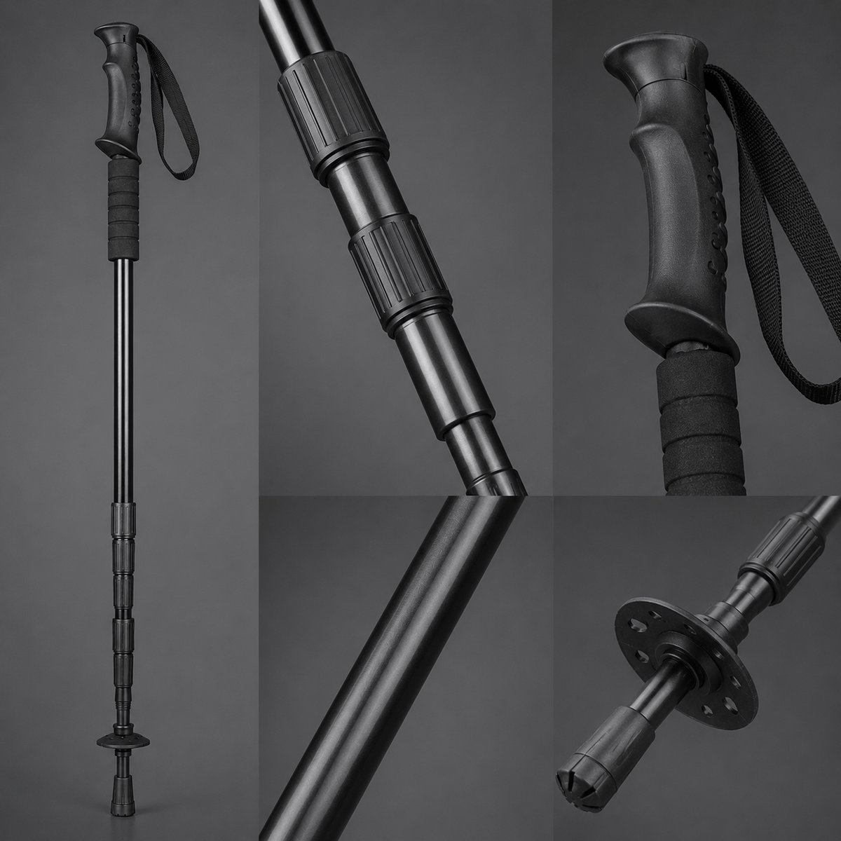 Cairnward-Outdoor shock absorbing hiking poles foldable trekking sticks