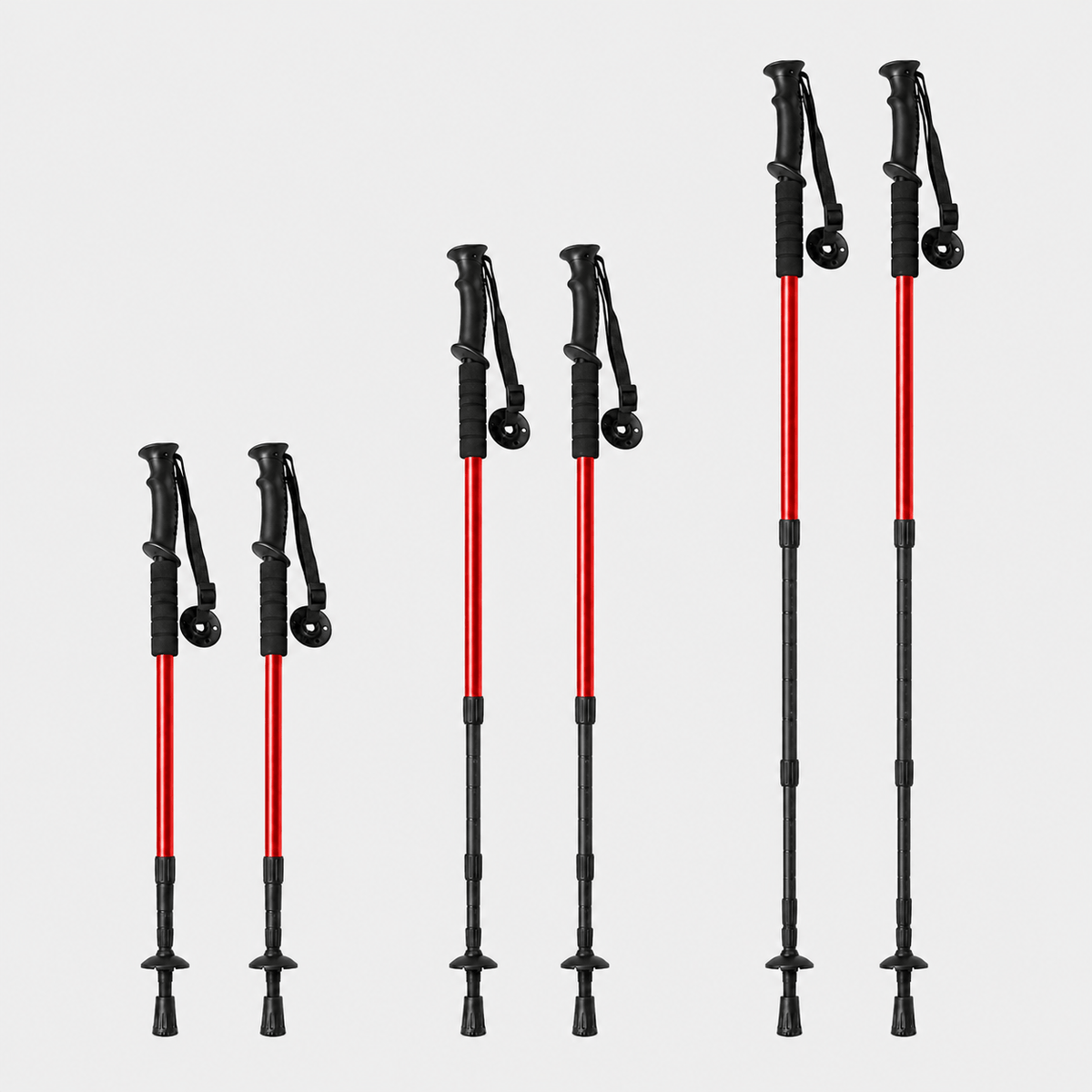 Cairnward-Outdoor shock absorbing hiking poles foldable trekking sticks
