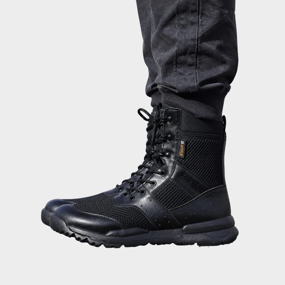 Cairnward-Outdoor side zipper tactical hiking boots unisex breathable combat