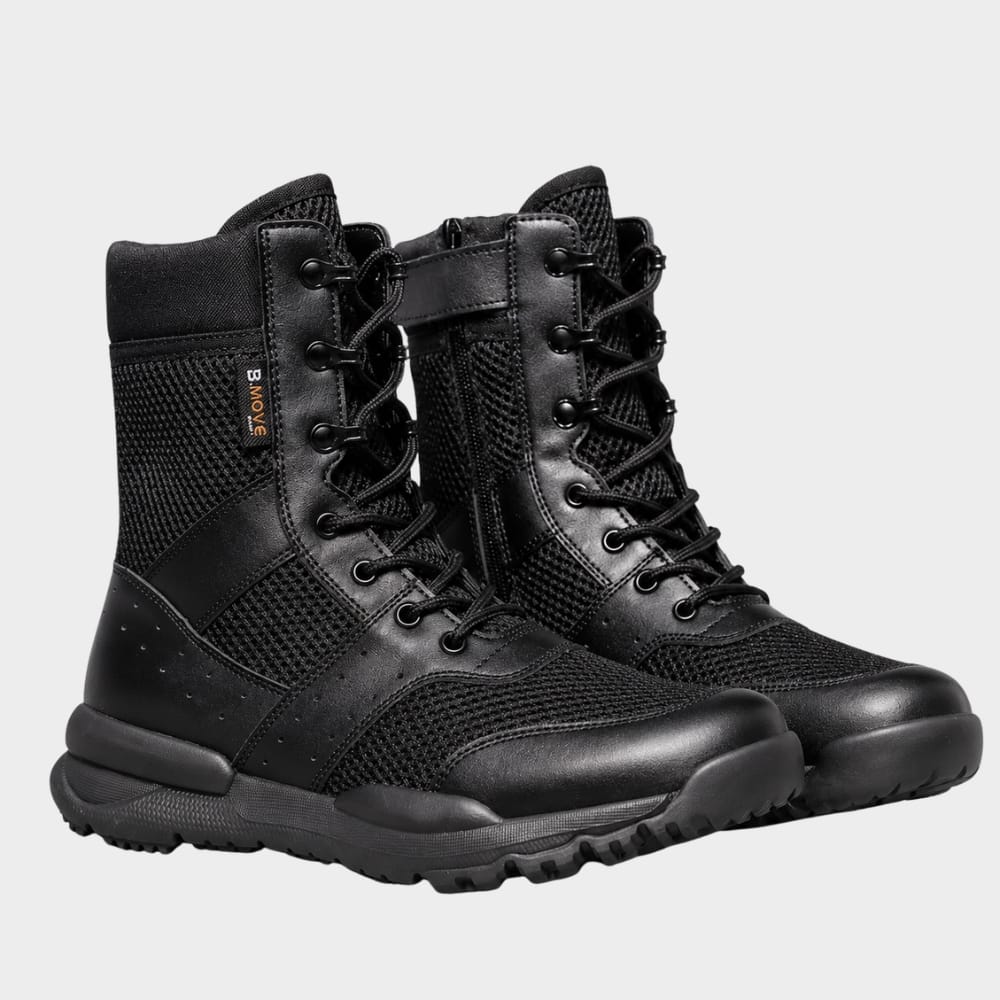 Cairnward-Outdoor side zipper tactical hiking boots unisex breathable combat