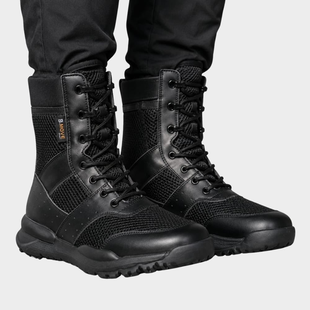 Cairnward-Outdoor side zipper tactical hiking boots unisex breathable combat