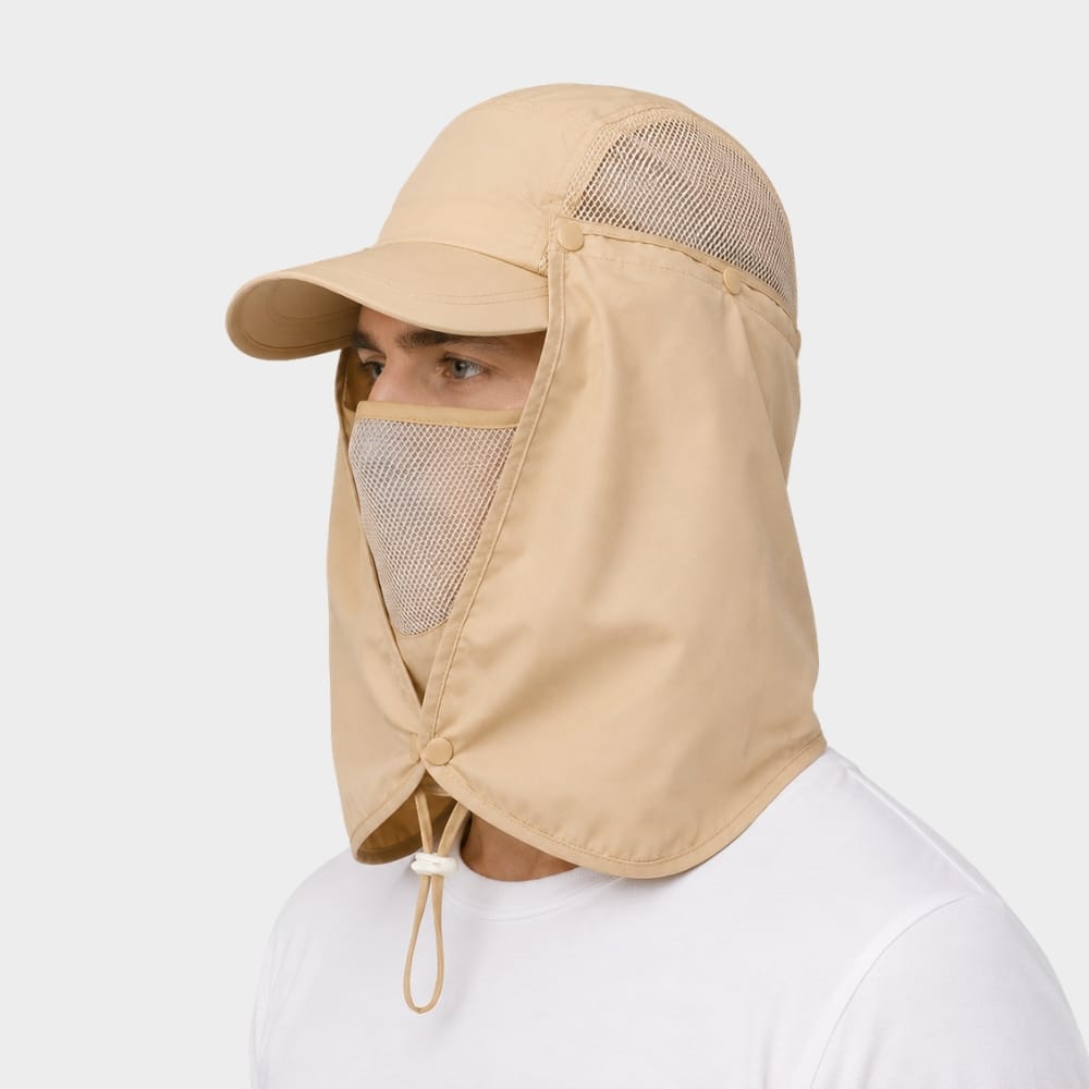 Cairnward-Outdoor sun protection hat with face and neck cover hiking cap