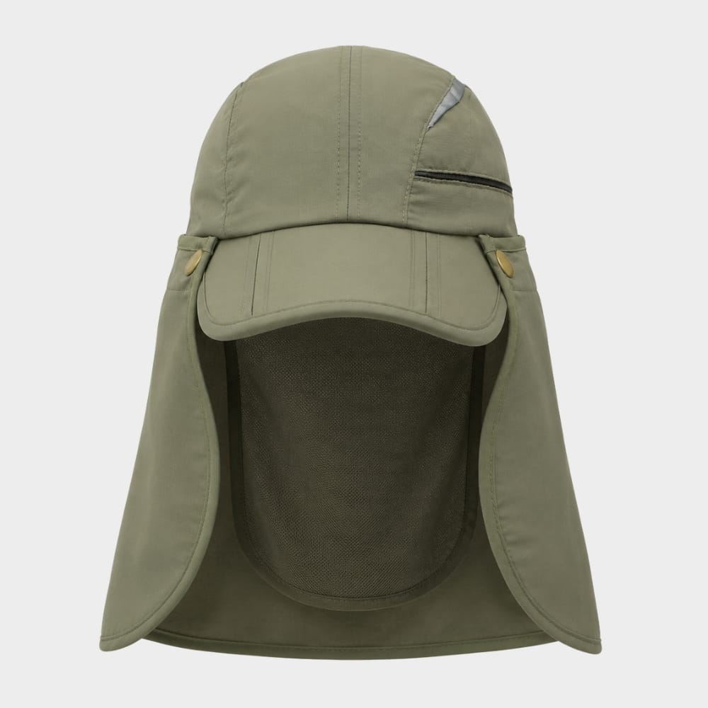 Cairnward-Outdoor sun visor hat with neck flap UV protection