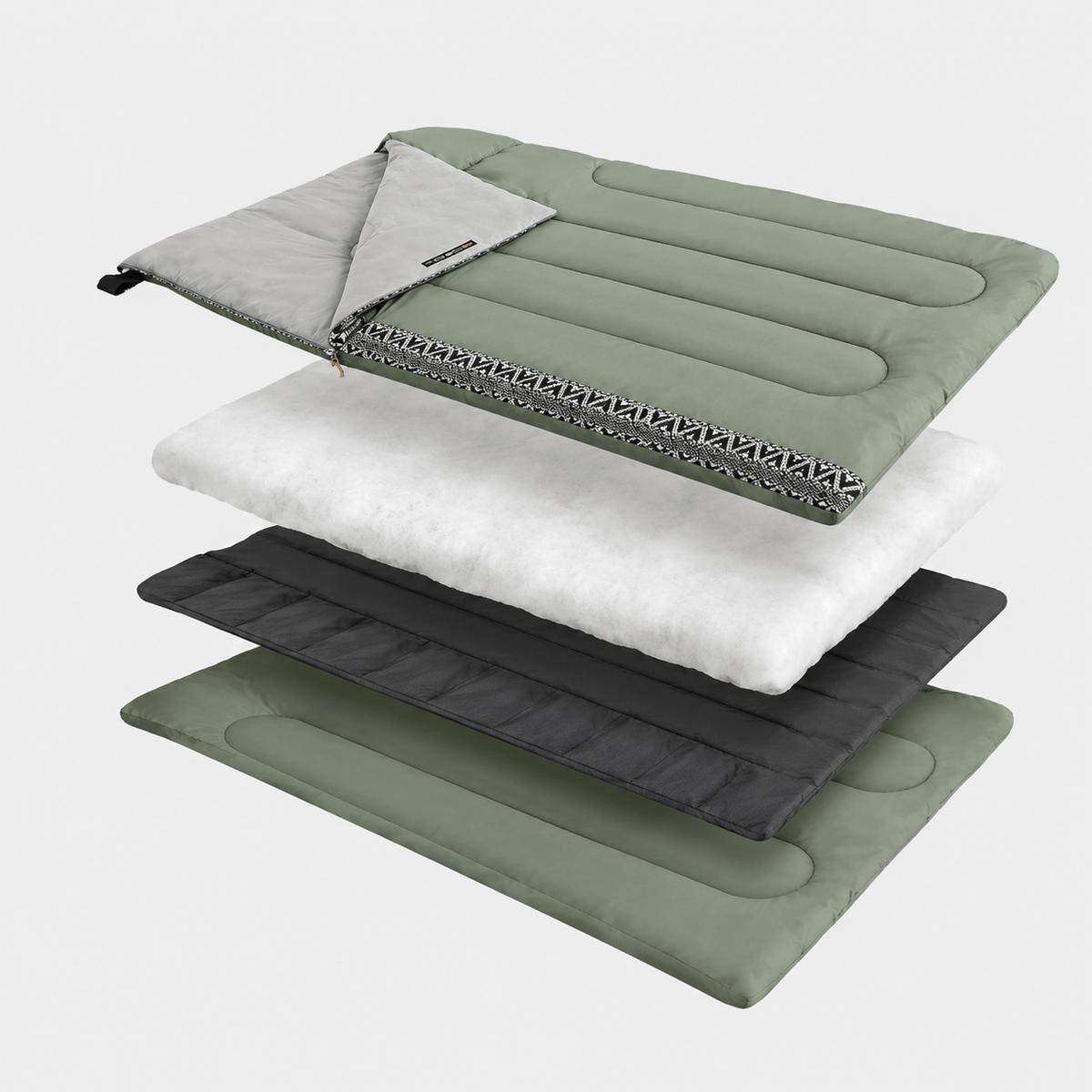 Cairnward-Outdoor ultralight envelope sleeping bag 3 season travel camping