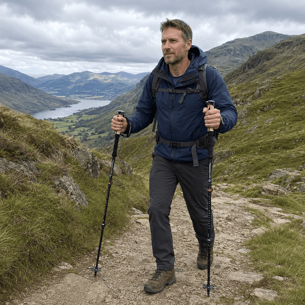 Cairnward-Outdoor ultralight hiking poles folding telescopic walking sticks