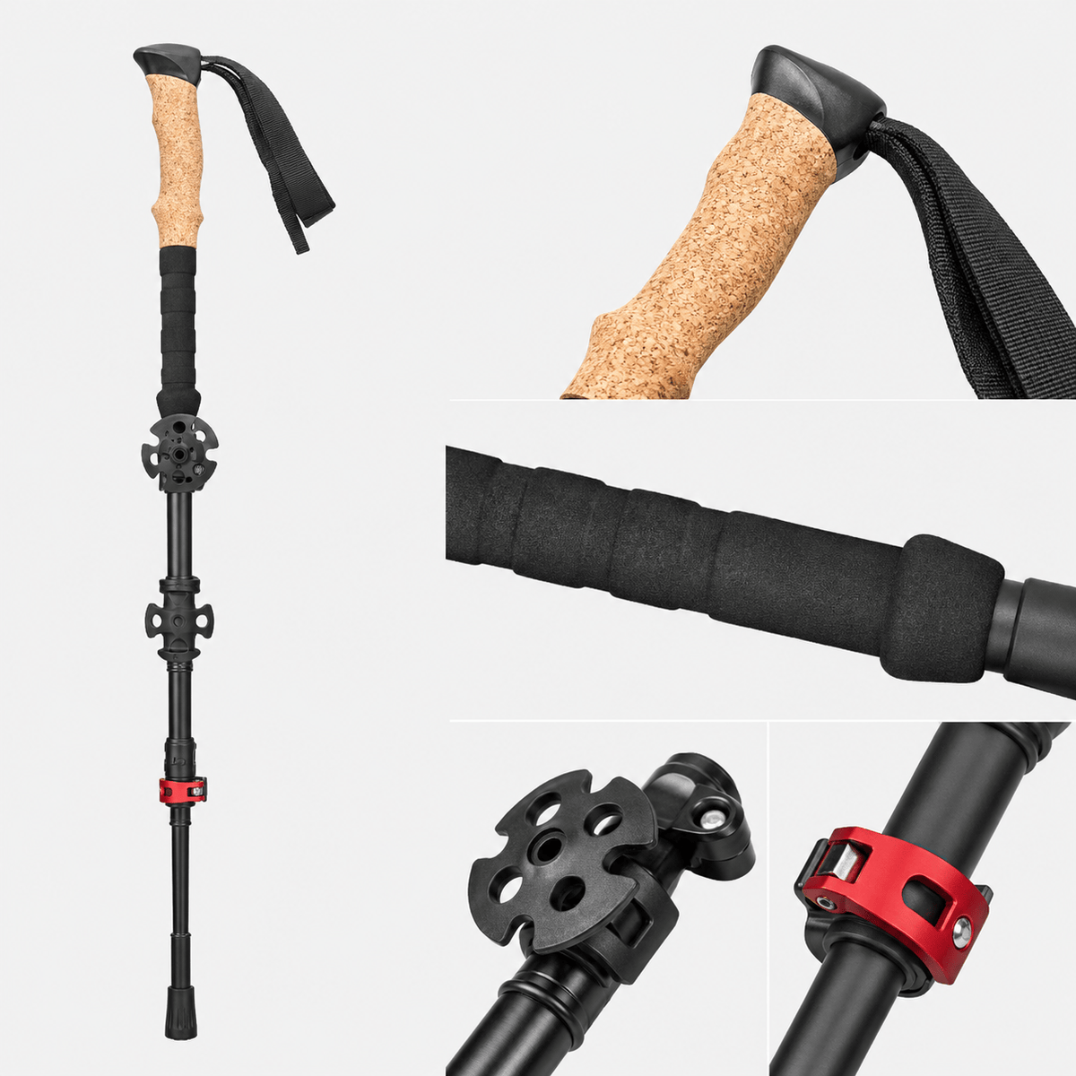Cairnward-Outdoor ultralight hiking poles folding telescopic walking sticks