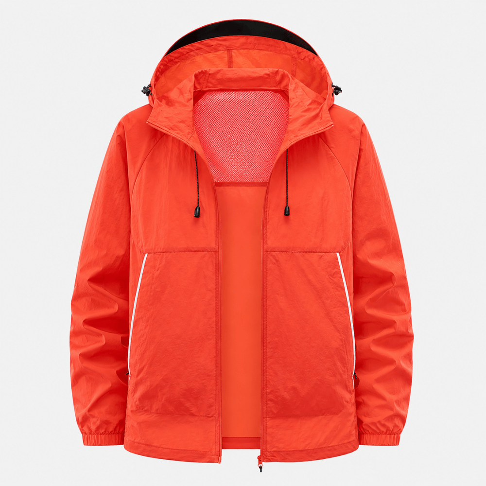 Cairnward-Outdoor unisex lightweight sun protective waterproof hiking jacket