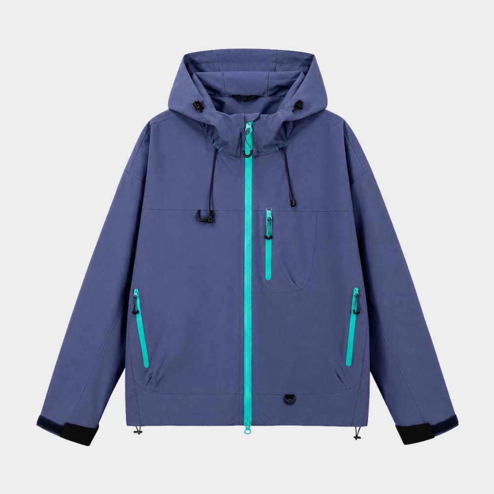 Cairnward-Outdoor unisex waterproof hiking windbreaker jacket with hood