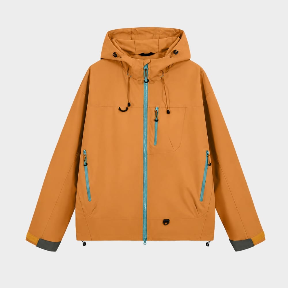 Cairnward-Outdoor unisex waterproof hiking windbreaker jacket with hood
