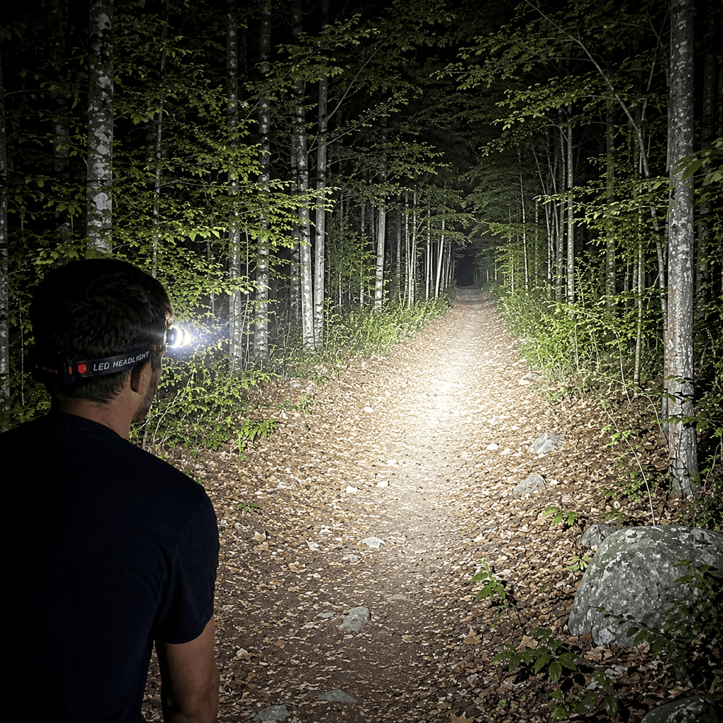 Cairnward-Outdoor USB rechargeable LED headlamp with multiple lighting modes