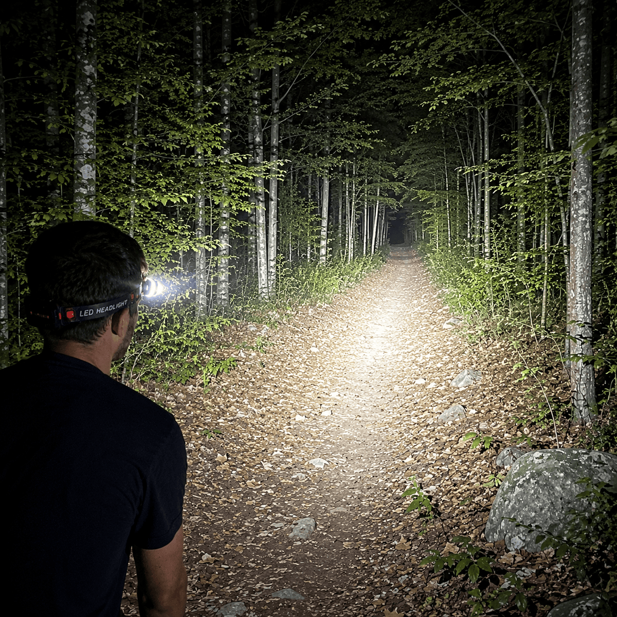 Cairnward-Outdoor USB rechargeable LED headlamp with multiple lighting modes