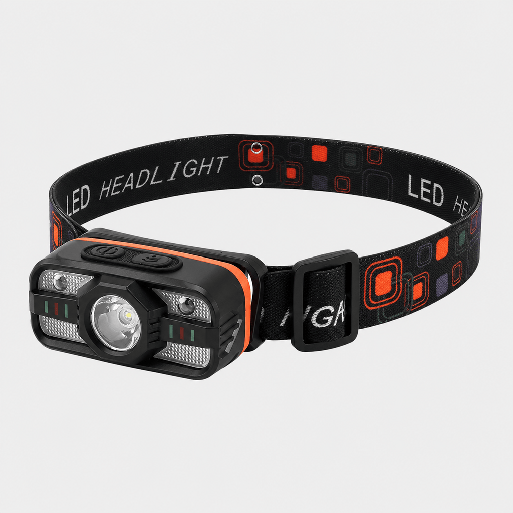 Cairnward-Outdoor USB rechargeable LED headlamp with multiple lighting modes