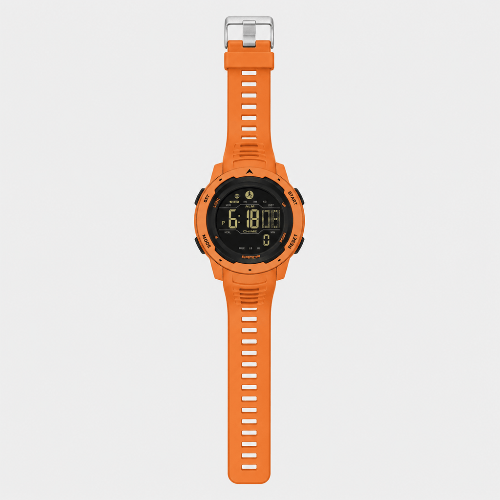 Cairnward-Outdoor waterproof digital sports watch with pedometer and LED display