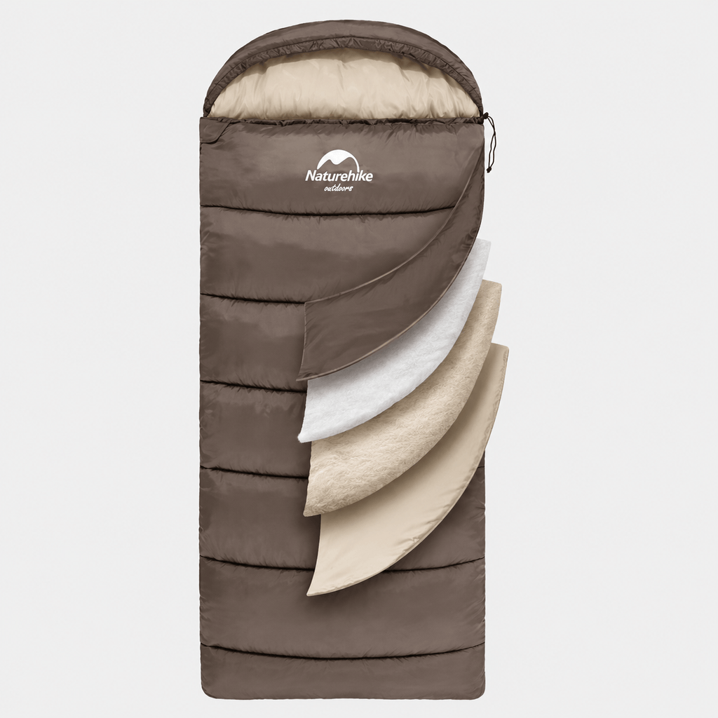 Cairnward-Outdoor waterproof envelope sleeping bag winter camping hiking