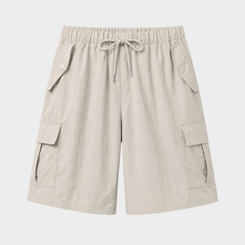 Cairnward-Outdoor womens drawstring cargo shorts knee length outdoor