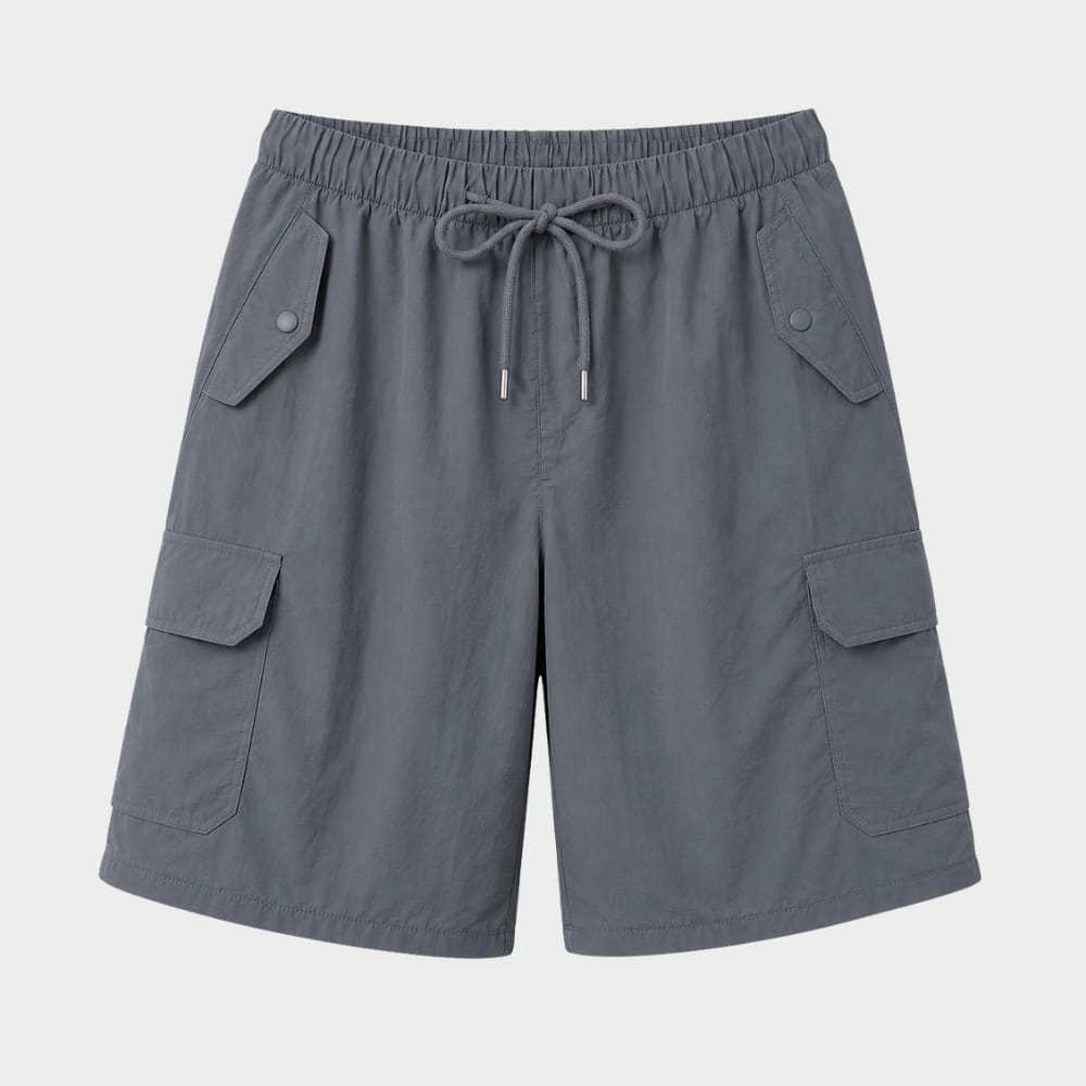 Cairnward-Outdoor womens drawstring cargo shorts knee length outdoor