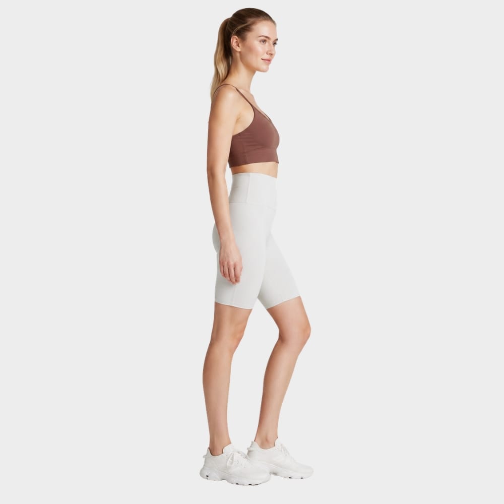Cairnward-Outdoor womens high waist cycling biker shorts knee length