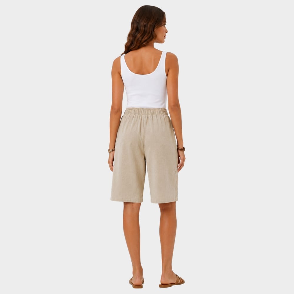 Cairnward-Outdoor womens high waist wide leg summer casual shorts
