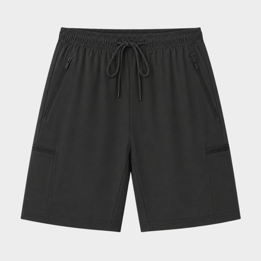 Cairnward-Outdoor womens hiking cargo shorts high waist zipper pockets
