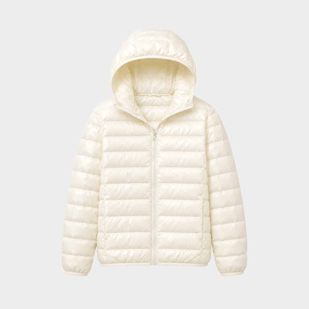 Cairnward-Outdoor womens lightweight hooded down puffer jacket packable