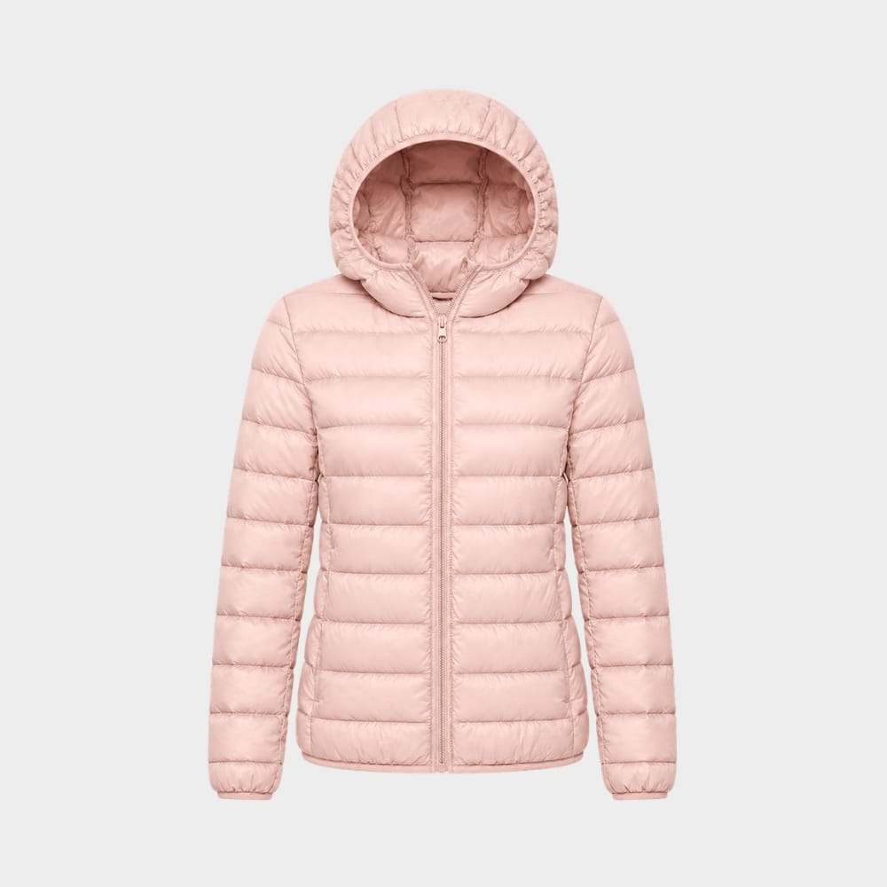 Cairnward-Outdoor womens lightweight hooded down puffer jacket packable